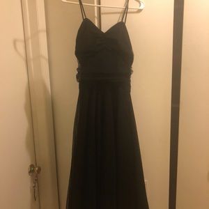 Black knee-length formal